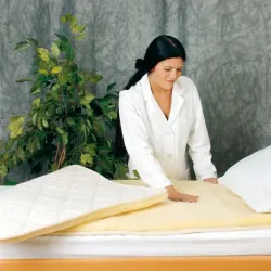 Beddenkussens van echt bont Vorm dier: ongeveer 115 cm
